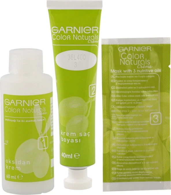 Garnier Color Naturals 3 Koyu Kahve - Resim 3