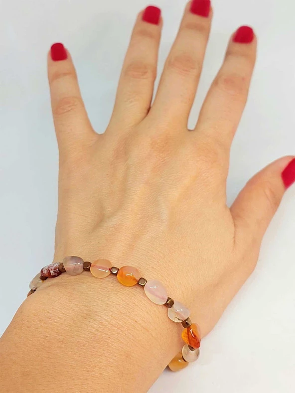 Akik Taşı Tasarım Bileklik (47144) ürün görseli