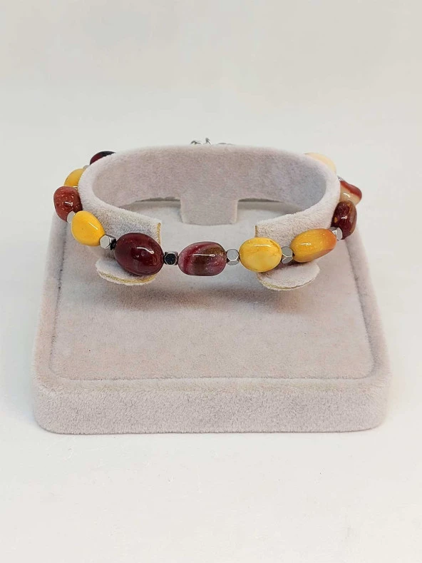 Jasper Taşı Tasarım Bileklik (47150) - Resim 2