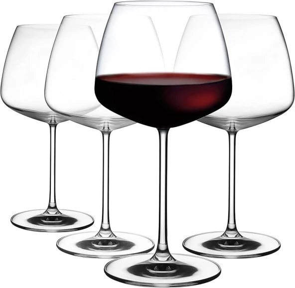 Paşabahçe 66093 Nude Mirage 6'lı Kırmızı Şarap Kadeh 570 cc - Resim 3