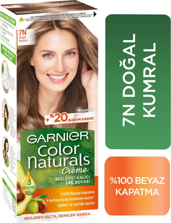 Garnier Color Naturals 7N Doğal Kumral