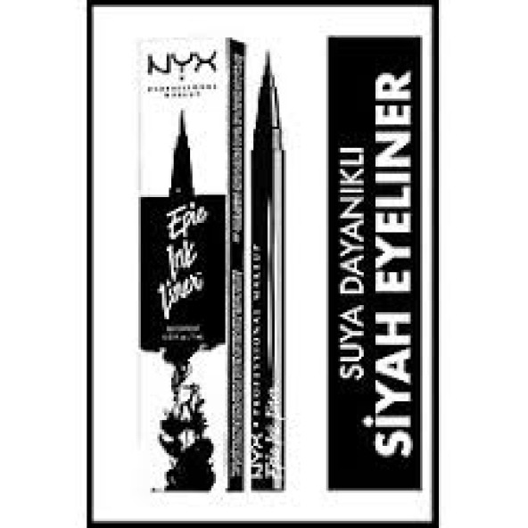 Nyx Professional Makeup Siyah Eyeliner - Epic Ink Liner Black