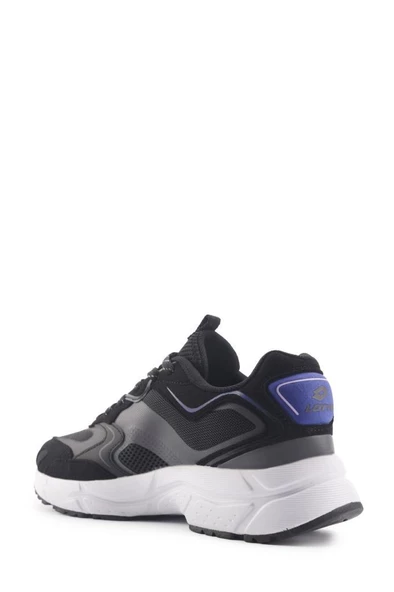 Lotto CAMDEN 4FX 101502723 Erkek Yürüyüş ve Koşu Ayakkabısı Sİyah Mavi 40-45 - Resim 3