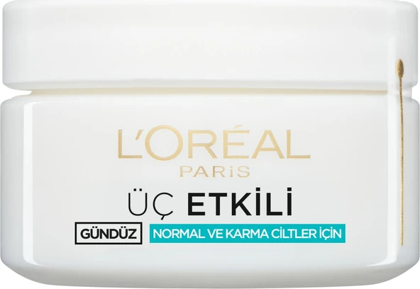 L'Oréal Paris 3 Etkili Günlük Bakım Kremi Normal Ve Karma Ciltler 50ml - 2