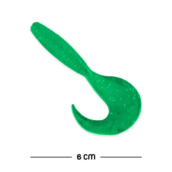 Silikon Kurt Sahte Yem - 60mm - Yeşil - Yumy (18065-SM024-02) ürün görseli 1