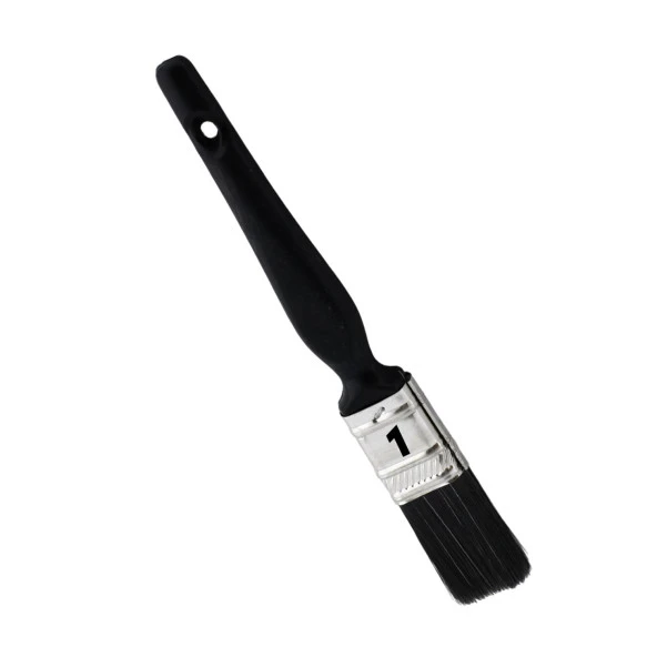 Yağlı Boya Fırça No: 1 Resim Ressam Fırçası Hobi Sanat Duvar Metal Ahşap Boyama Plastik Saplı - 2