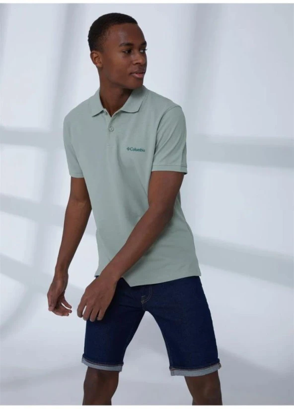 Columbia M Cascade Range Solid Polo Erkek Outdoor Tişört CS0214-348 ürün görseli 1