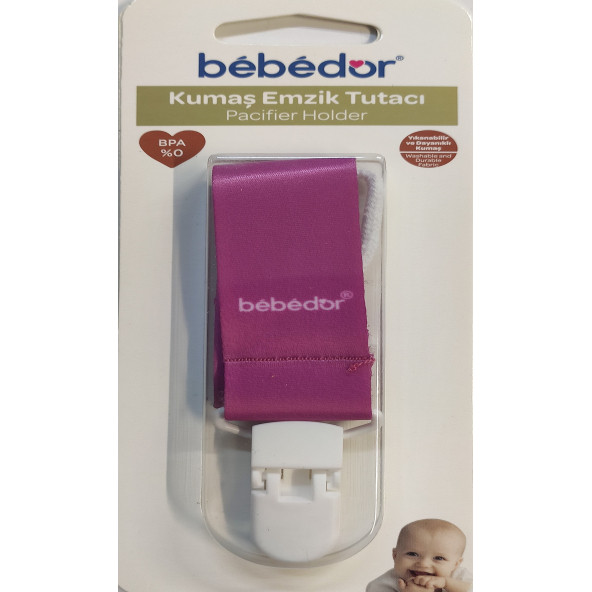 BEBEDOR KUMAŞ EMZİK TUTUCI 7502 LİLA