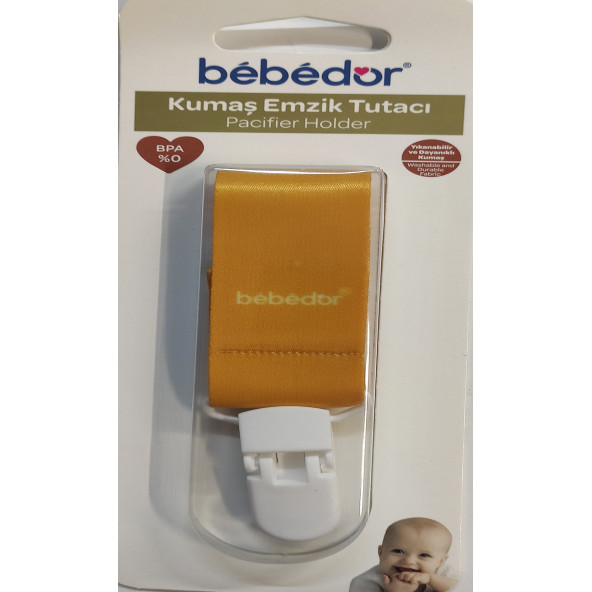BEBEDOR KUMAŞ EMZİK TUTUCI 7502 SARI - 1