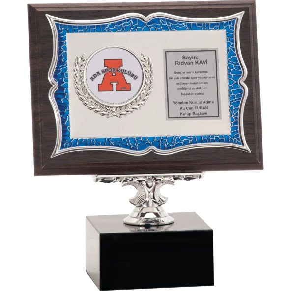 ODAK KUPA - Ahşap Plaketler - PL-036 B - 15x20 cm