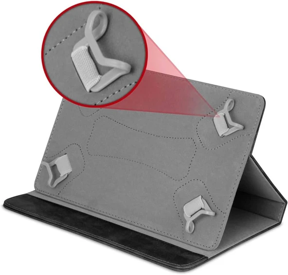Newface Tablet Kılıfı Universal 8 İnç için Kılıf Siyah - 7