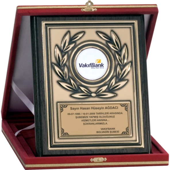 ODAK KUPA - Ahşap Plaketler - PL-113 A - 18x24 cm