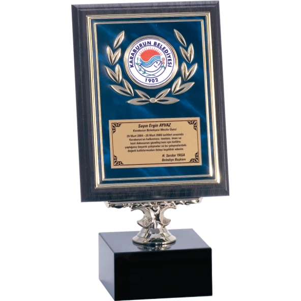 ODAK KUPA - Ahşap Plaketler - PL-120 A - 15x20 cm