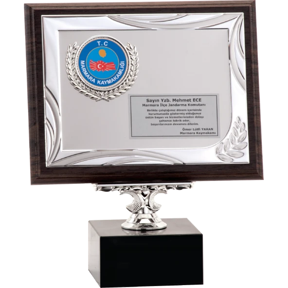 ODAK KUPA - Ahşap Plaketler - PL-124 B - 18x24 cm