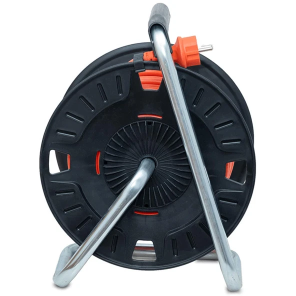 Makaralı Seyyar Kablo Kapaklı 4 Prizli Plastik Uzatma Kablosu 3x2.5 mm TTR Kablo 20 Metre - Resim 6