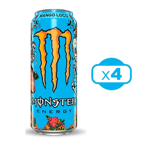 Monster Energy Enerji İçeceği Magno Loco 500 ml 4 lü - 3