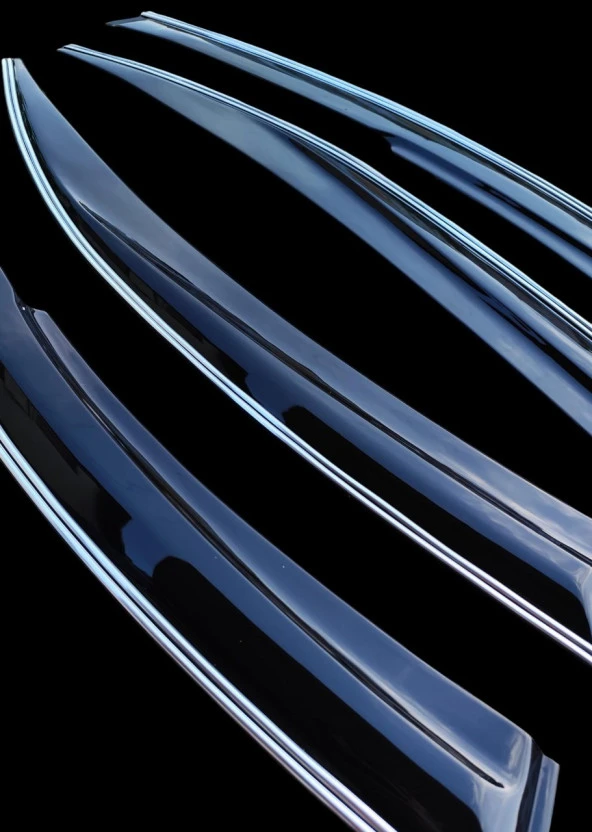 Cıtroen C3 Çift Sıra Kromlu Cam Rüzgarlığı 2010-2014 - Resim 5