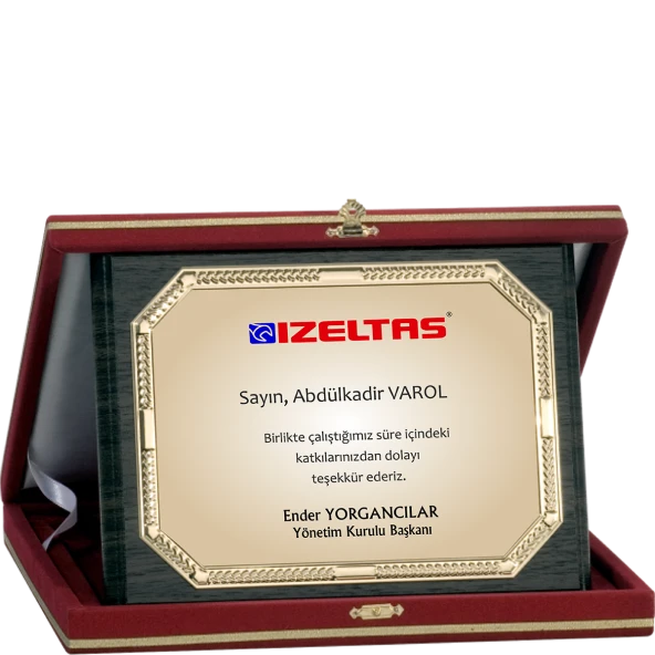 ODAK KUPA - Ahşap Plaketler - PL-043-M A - 18x24 cm