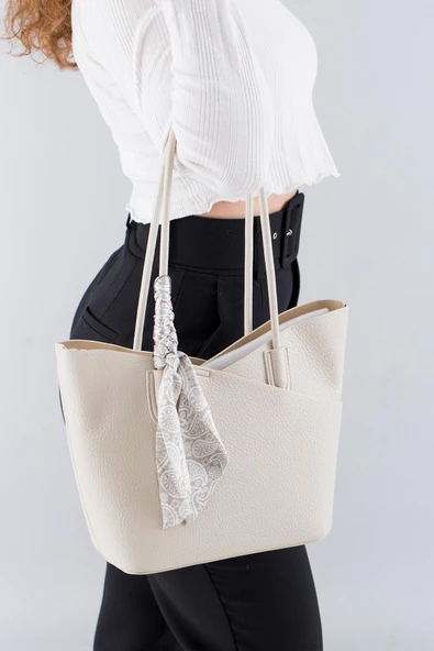 Kriste Bell Kadın Çanta Bej 26763 - Resim 2