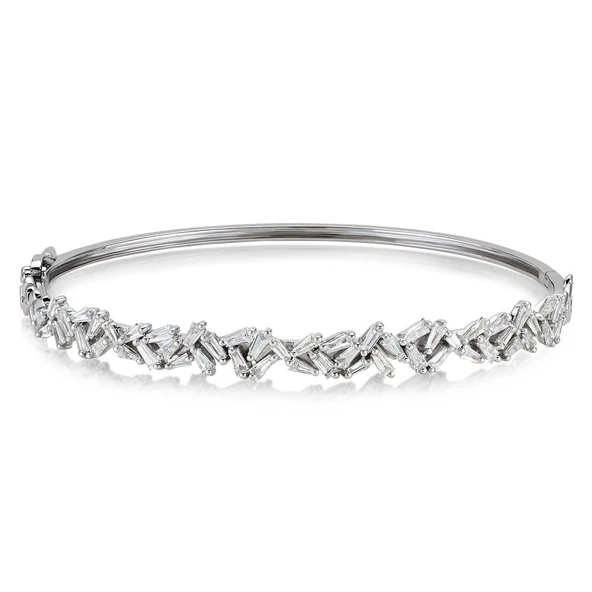 1.14 ct. Pırlanta Baget Kelepçe