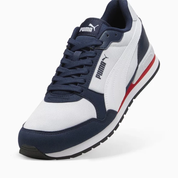 Puma St Runner V3 Mesh Erkek Lacivert Sneaker Ayakkabı 38464022 - 4
