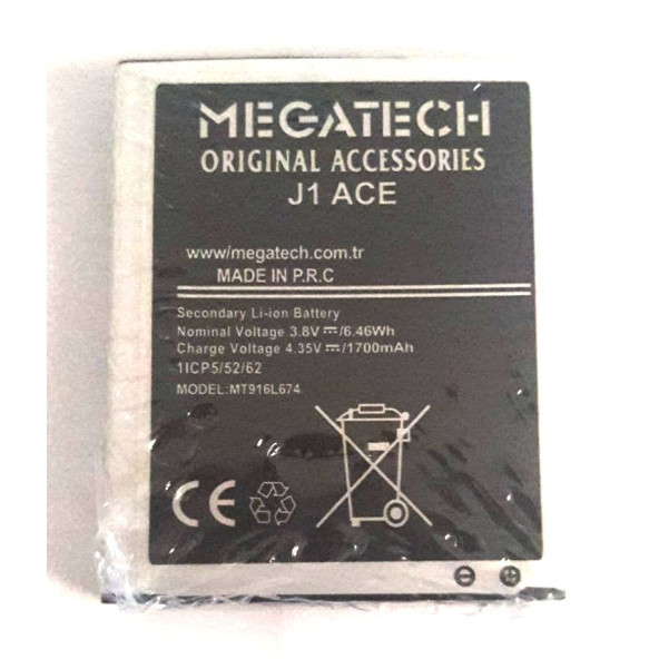 Samsung J1 Ace Megatech 1700 Mah Yüksek Amperli Batarya