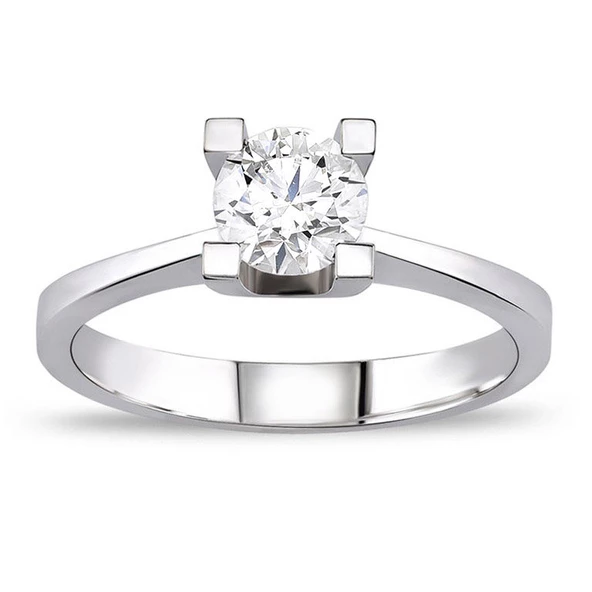 0.50 ct. D Color HRD Sertifikalı Pırlanta Tektaş Yüzük