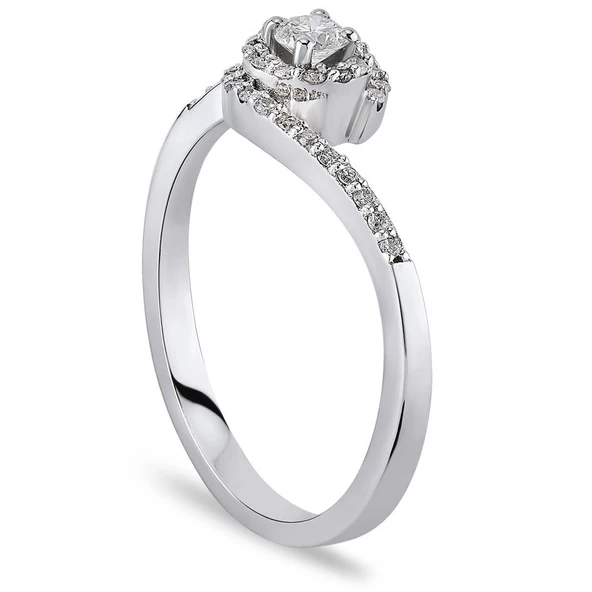 0.28 ct. Pırlanta Tektaş Yüzük