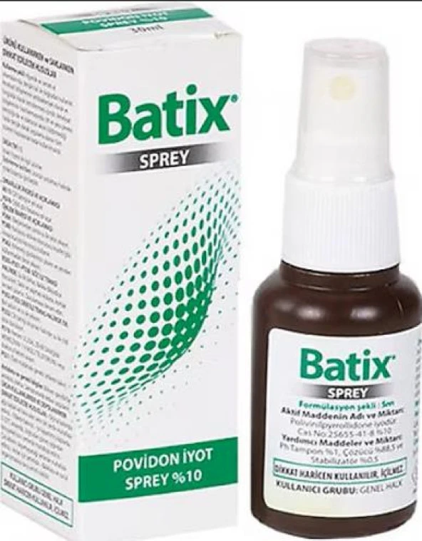 Batix Antiseptik Çözelti Sprey 100 ml