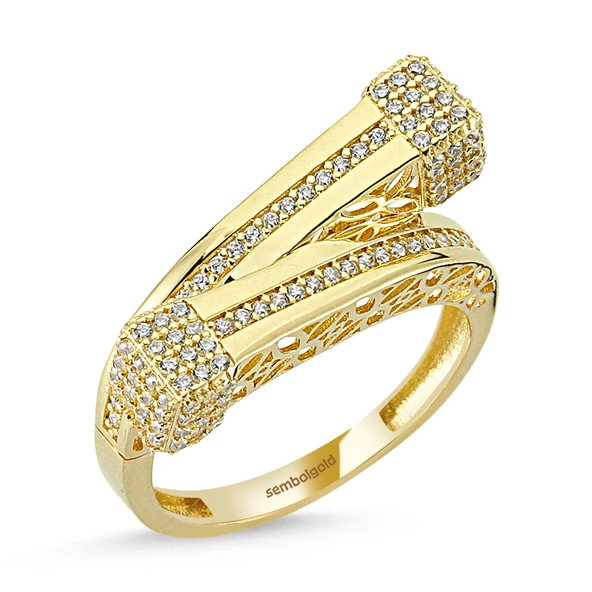 Özel Tasarım Altın Yüzük 14K Gold