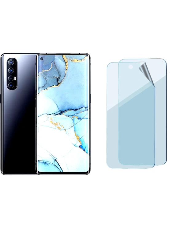 Oppo Reno 3 Pro 5G Uyumlu Hydrojel Esnek Kırılmaz Cam Ekran Koruyucu Film 8684609182712