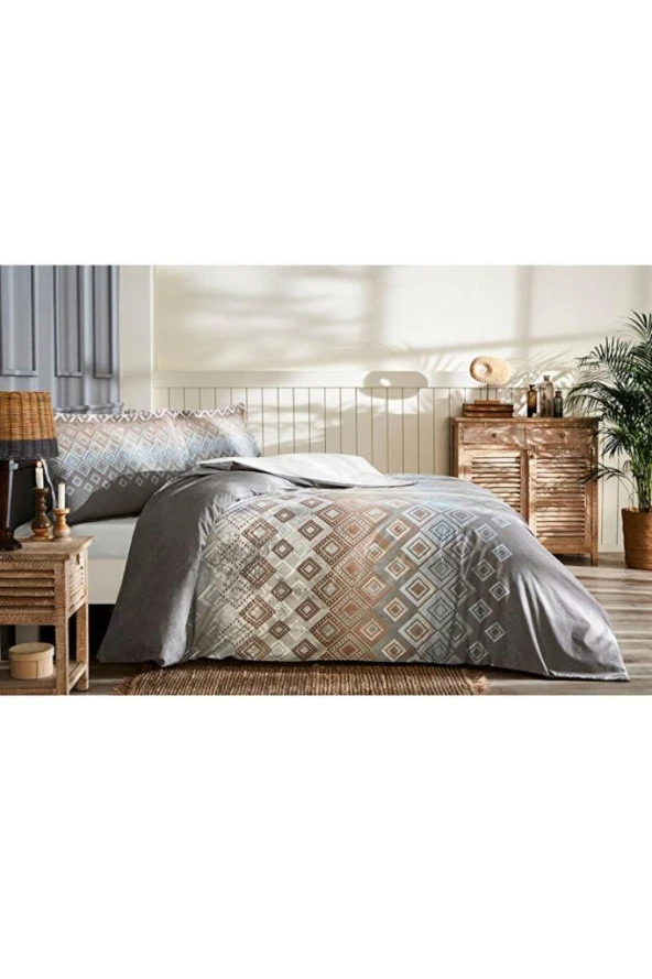 Özdilek Çift Kişilik Ranforce Nevresim Takımı Pietre Mavi - 2