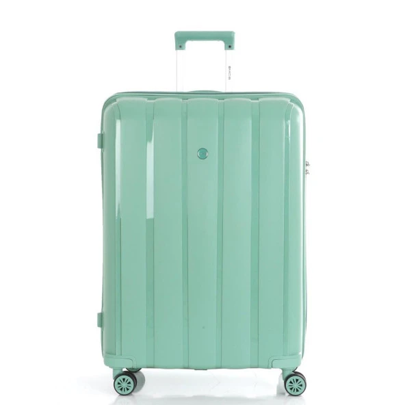 MÇS 3lü Set Kırılmaz Silikon Seyahat Valizi Bavulu V305 Su Yeşili - Resim 2