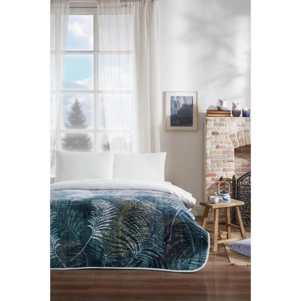 Özdilek Çift Kişilik Battaniye Baskılı Prime Ochiba - 2