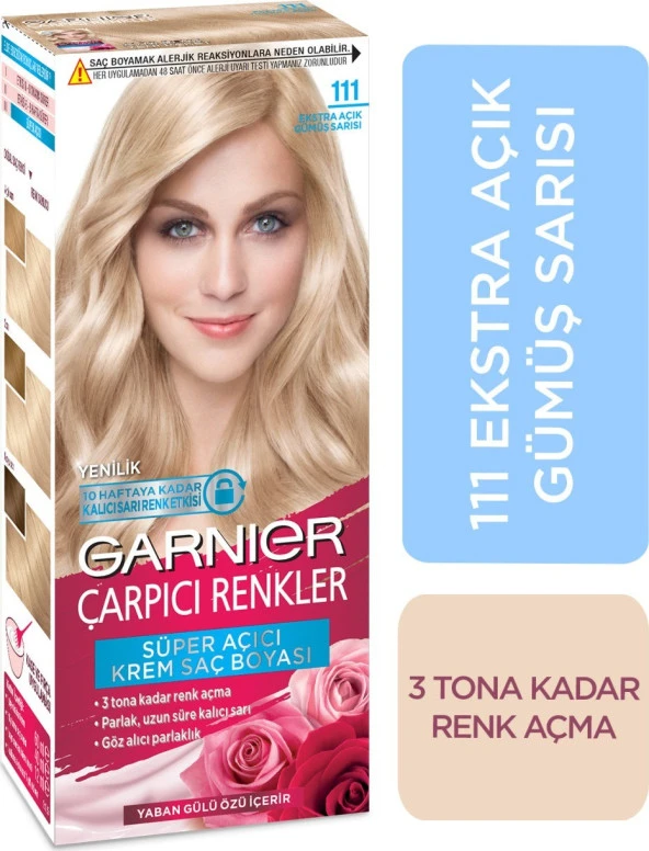 Garnier Çarpıcı Renkler 111 Ekstra Açık Gümüş Sarısı