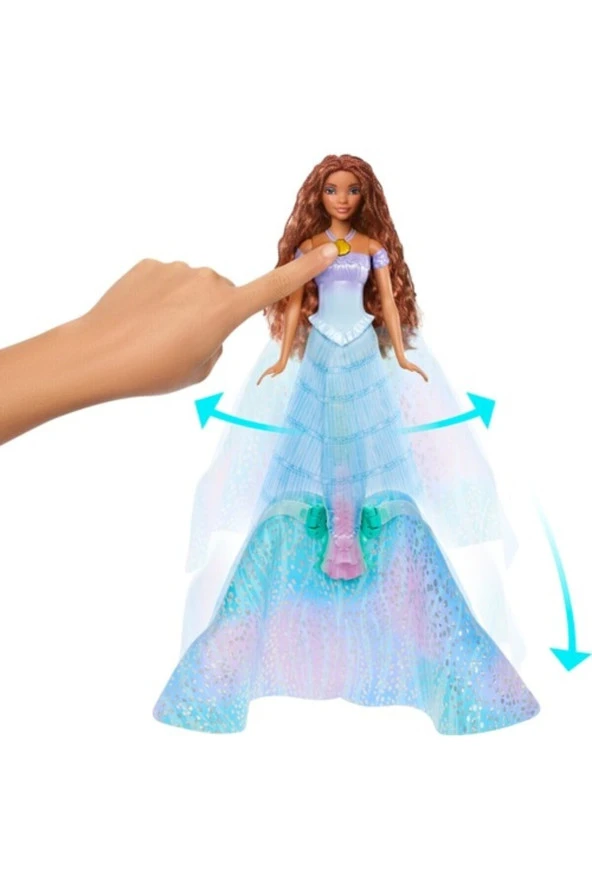 Disney Princess Little Mermaid Kıyafet Değiştiren HLX13 - Resim 3