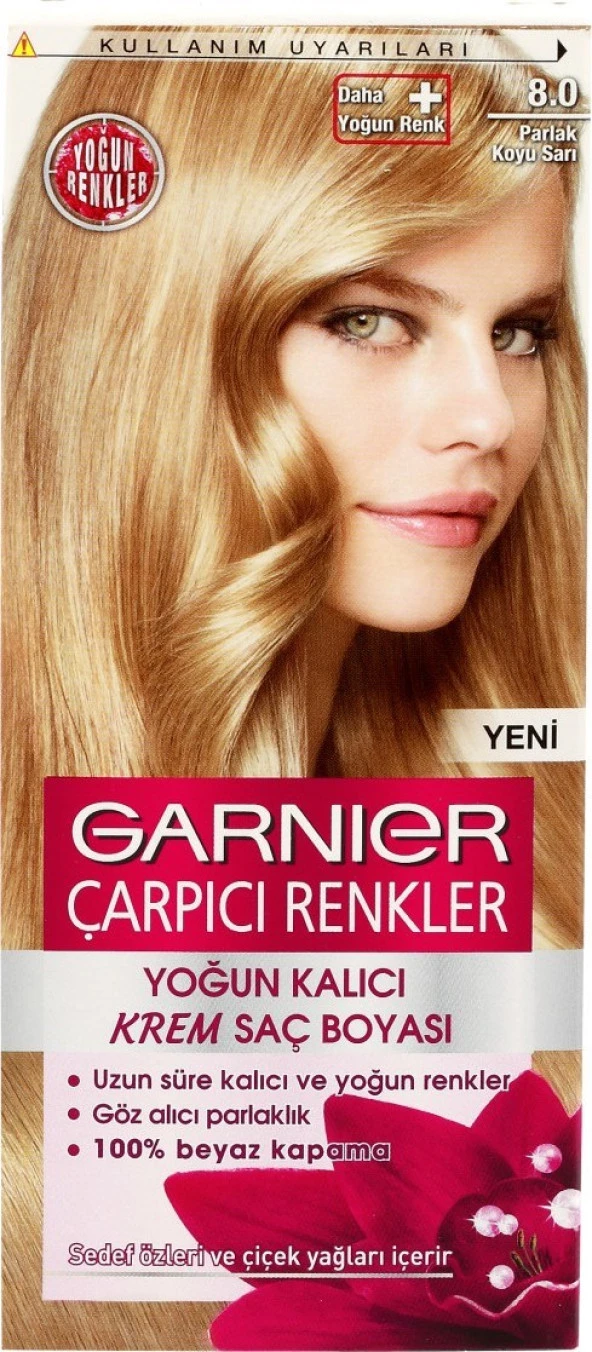 Garnier Çarpıcı Renkler 8.0 Parlak Koyu Sarı ürün görseli
