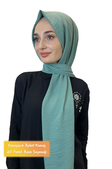 Rahat Kırışmaz Cazz Şal, Yumuşak, Tok Duruşlu Kolay Şal 01000  MİNT