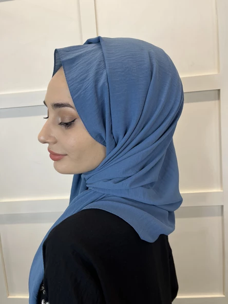 Rahat Kırışmaz Cazz Şal, Yumuşak, Tok Duruşlu Kolay Şal 01000 İNDİGO - 2