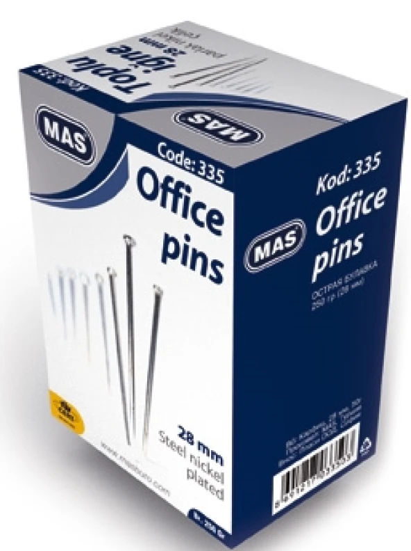MAS TOPLU İĞNE 28/250 GR 335 1 ADET