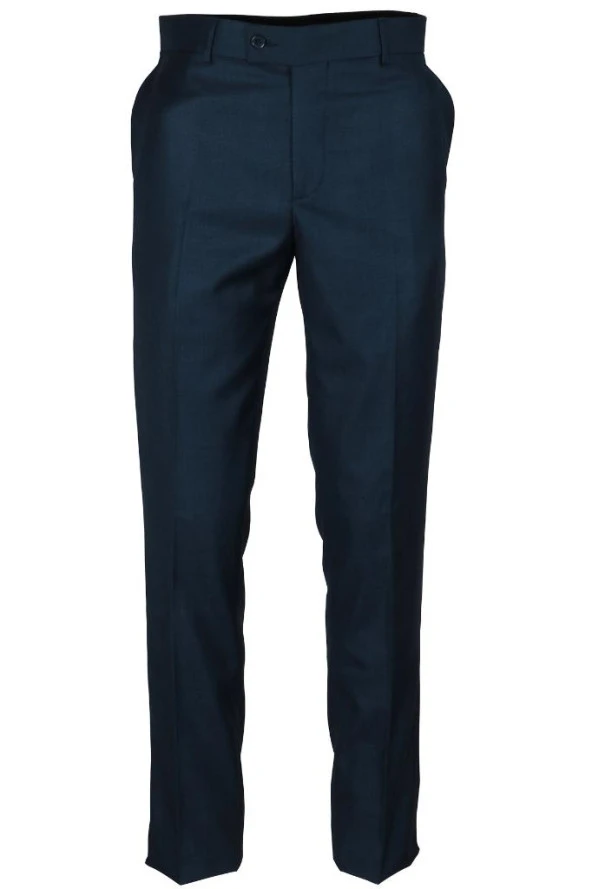 Erkek Lacivert Kumaş Pantolon Normal Kesim RAR01182