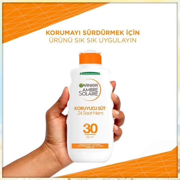 Garnier Ambre Solaire Koruyucu Süt GKF30 200ML - 3