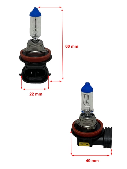 H8 12V 35W Halojen Sis, Far Ampulü - 2