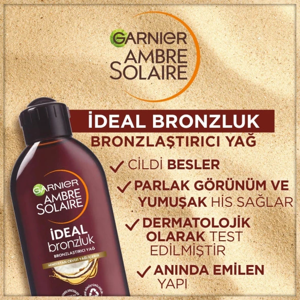 Garnier Ambre Solaire Yoğun Bronzlaştırıcı Yağ GKF2 200ML - 2