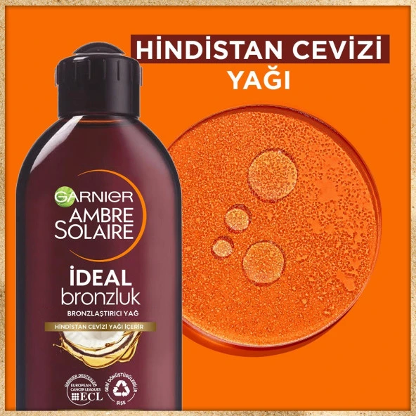 Garnier Ambre Solaire Yoğun Bronzlaştırıcı Yağ GKF2 200ML - 3