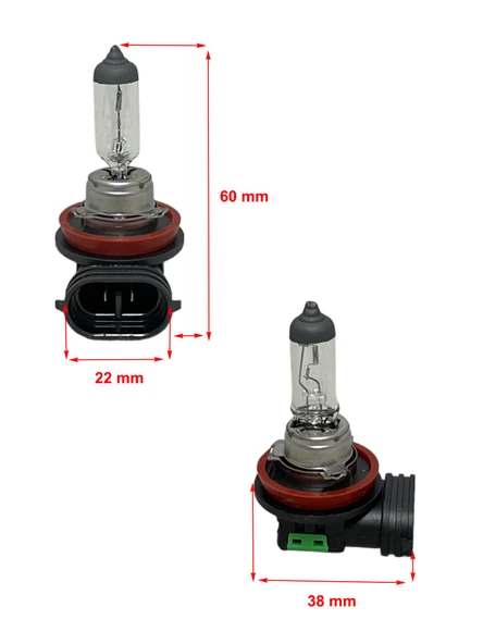H11 12V 55W Sis, Far Ampulü - 2