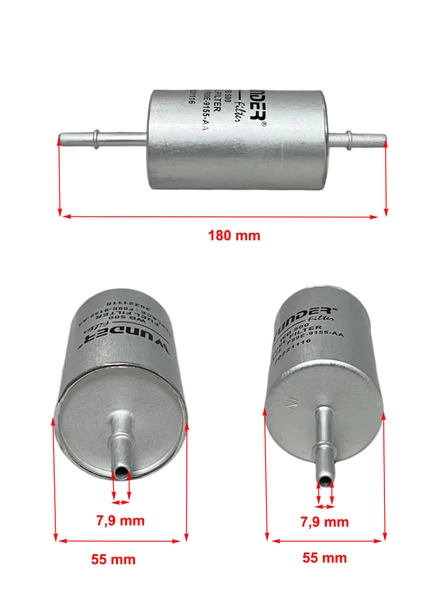 Volvo V50 (1.6, 1.8, 2.0, 2.4, 2.5) 2004-2012 Benzin Filtresi - Resim 2