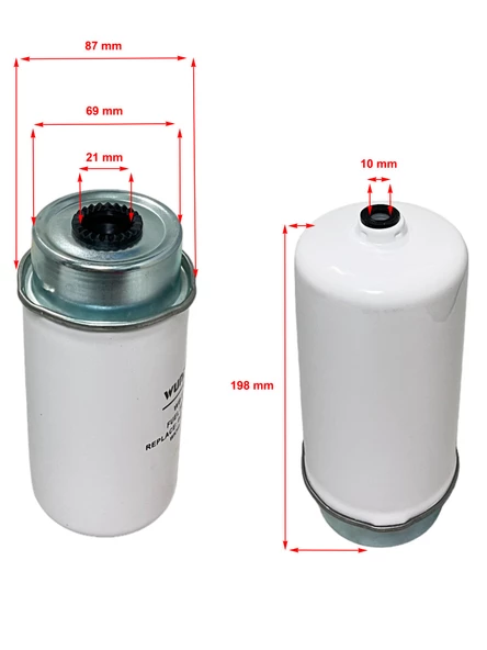 Ford Transit Minibüs (2.2 Tdci, 2.4 Tdci, 3.2 Tdci) 2006-2014 Yakıt Filtresi - Resim 2