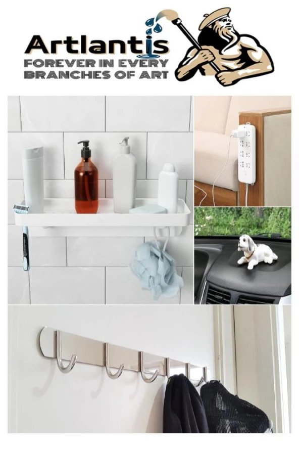 Çift Taraflı Bant Silikonlu Süper Güçlü Çivisiz Montaj Bandı 10 Adet 18mm x 2 metre Extra Yüksek Mukavemetli - 5