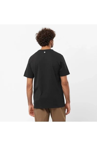 Salomon LC2218800 Running Graphic Ss Tee M Erkek Tişört - Resim 2